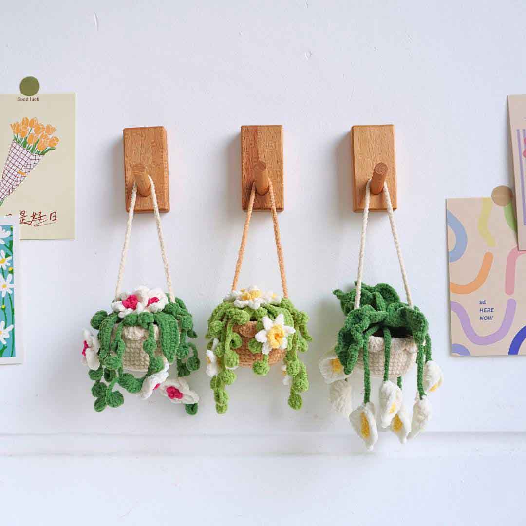 Blooms Trio Basket Crochet Patterns