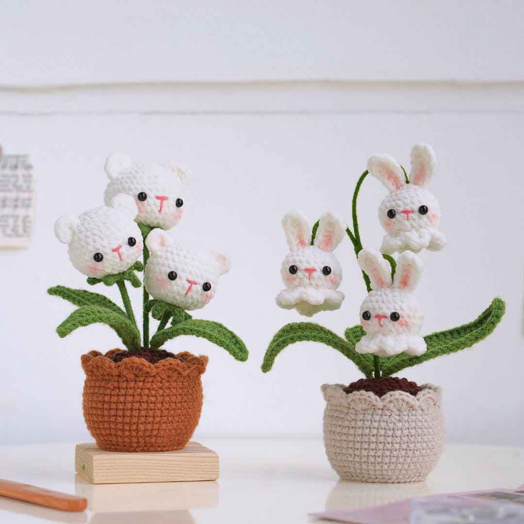 Forest Friends Pot Crochet Patterns Bundle