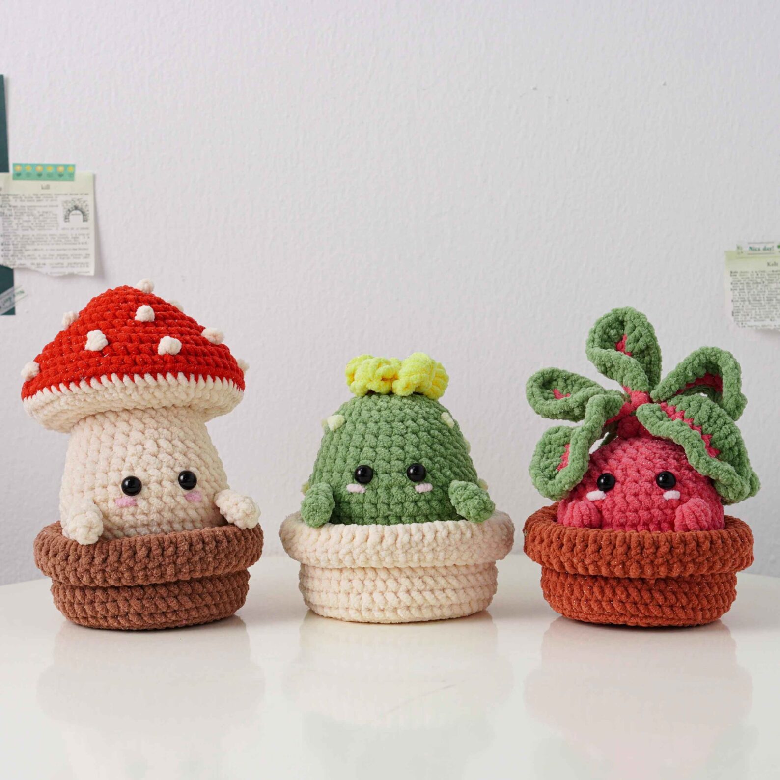 Garden Sprout Trio Crochet Patterns