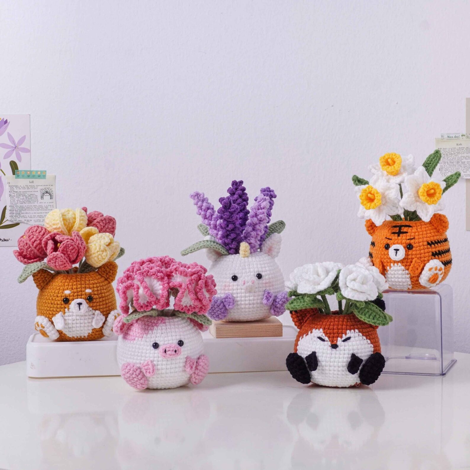 Garden Buddy Pots Crochet Patterns Bundle