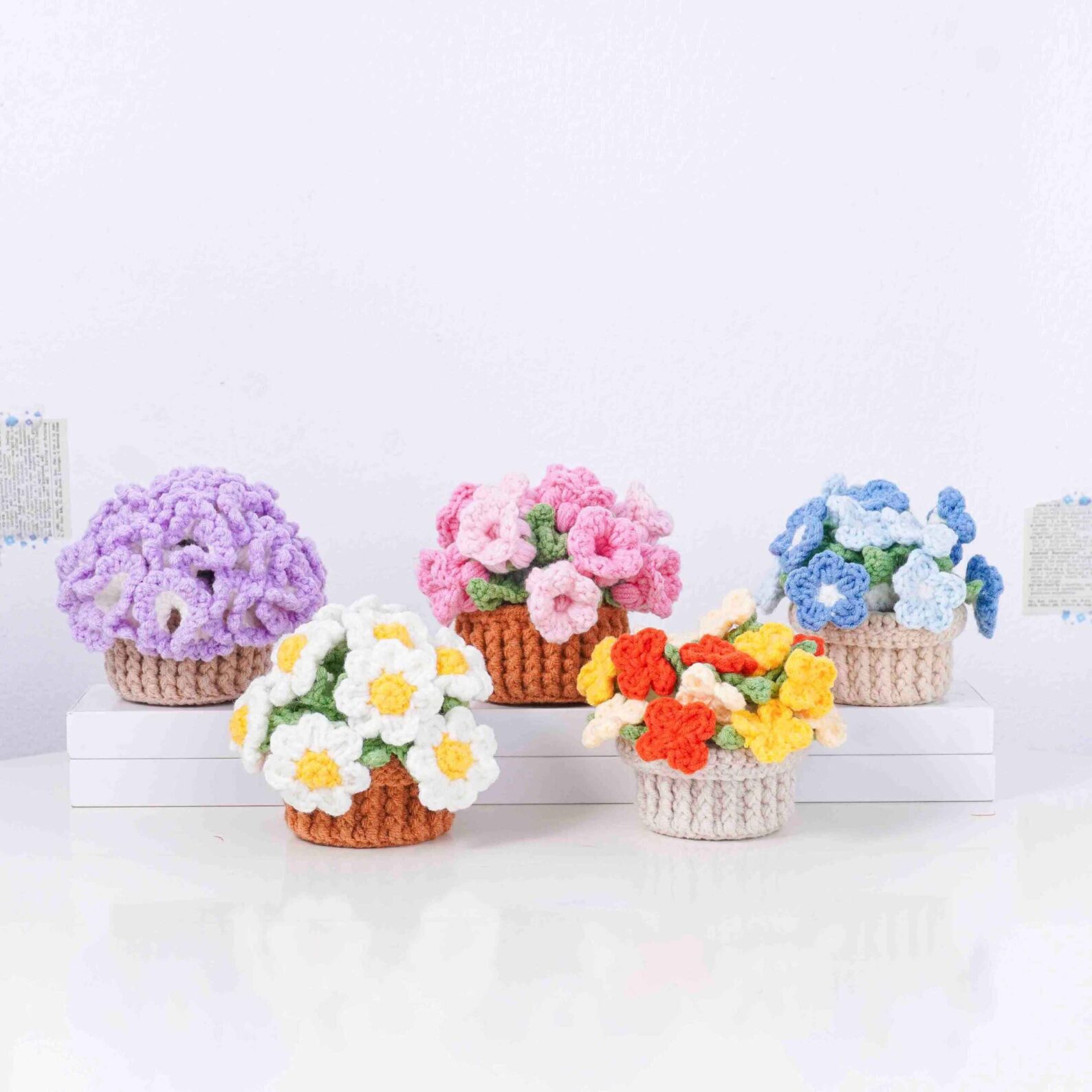 floral coaster crochet pattern