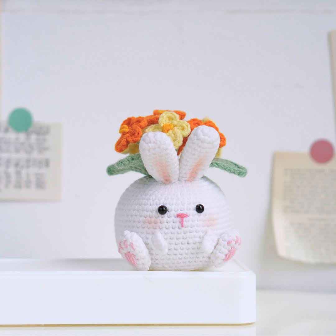 Myosotis Bunny Pot Crochet Pattern