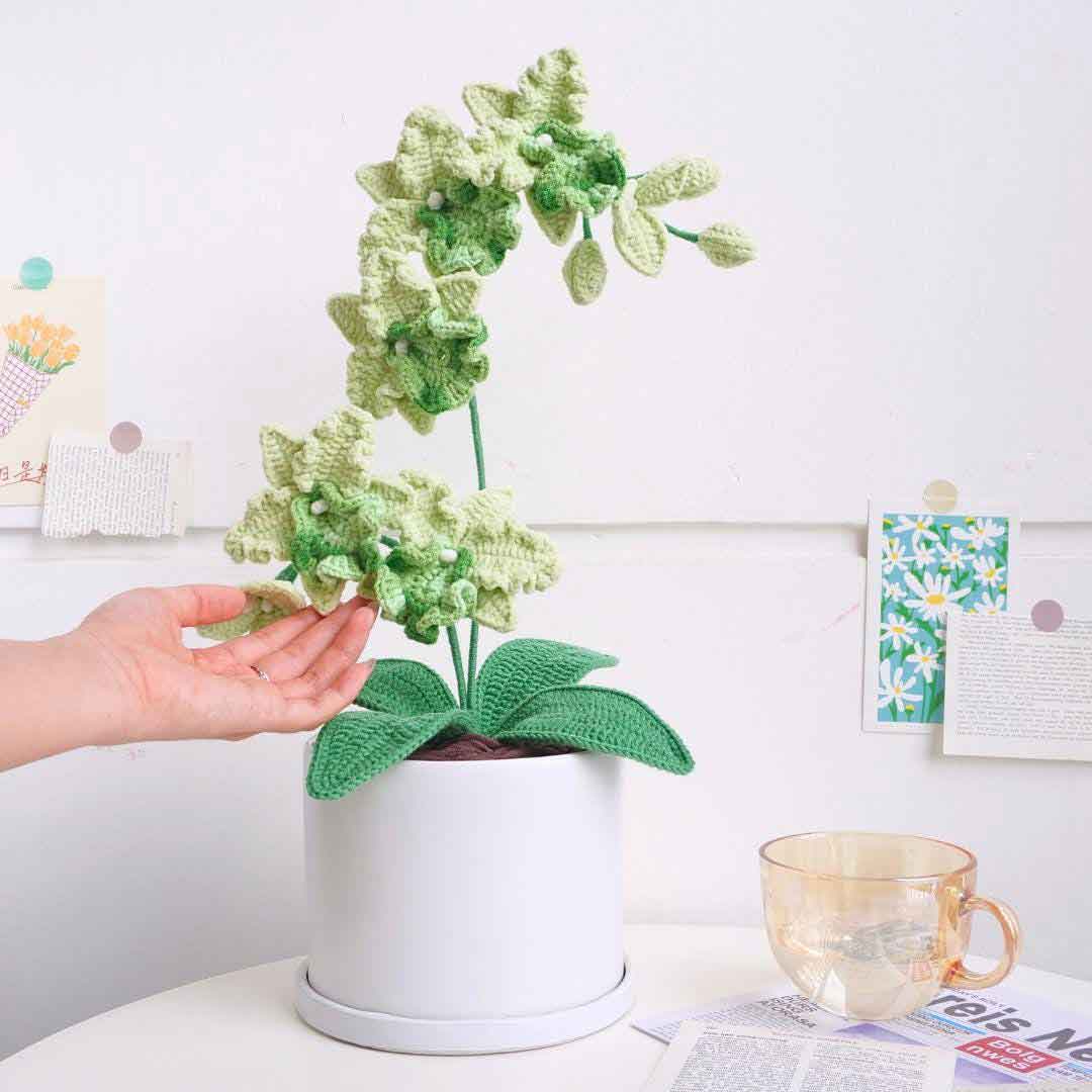 Green Orchid Crochet Pattern