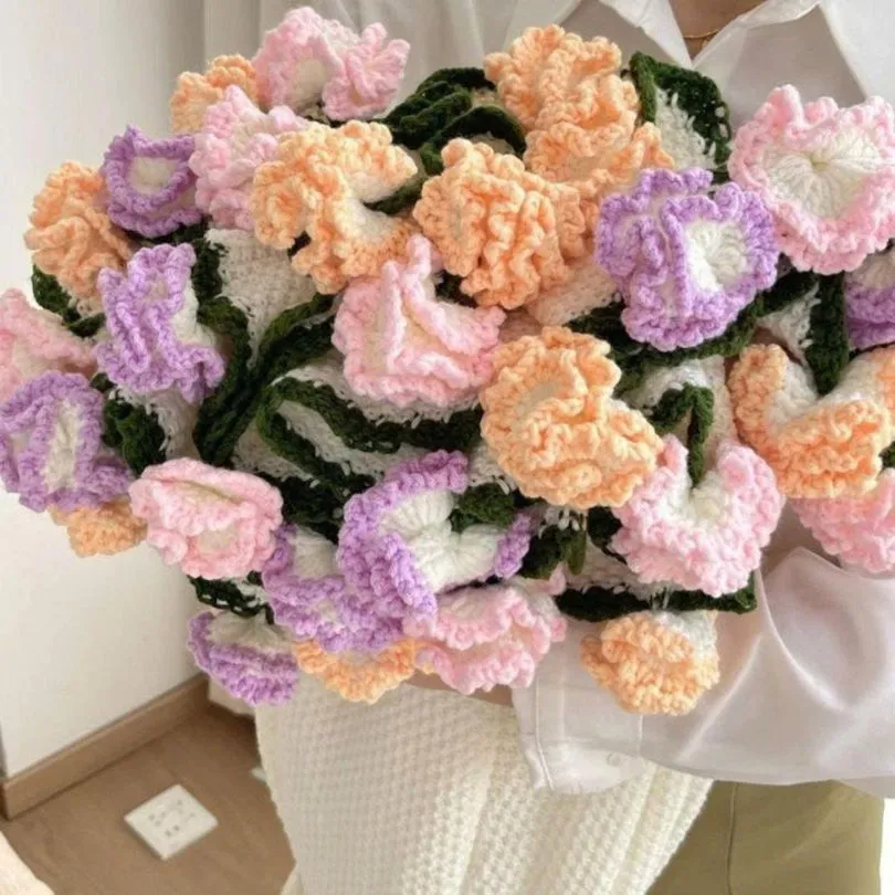 Carnation Bouquet Blanket Pattern