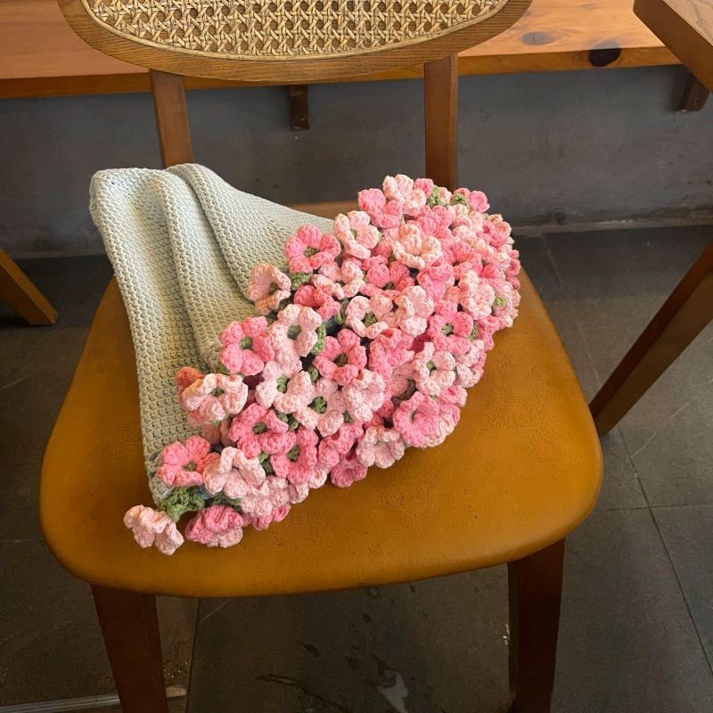 Pastel Whispers Bouquet Blanket Pattern